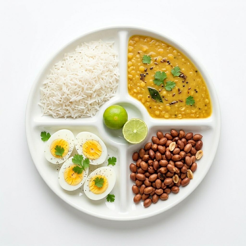 Egg Dal Bowl